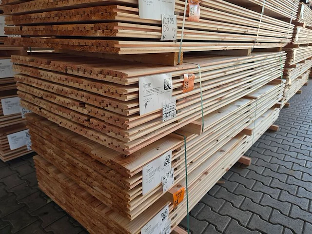 Ca. 95x douglas design- triple- deens profiel, 22x142mm, lengte 300cm - afbeelding 4 van  4