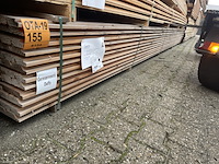 Ca. 95x douglas dubbele rhombus, 25x130mm, lengte 500cm - afbeelding 2 van  3
