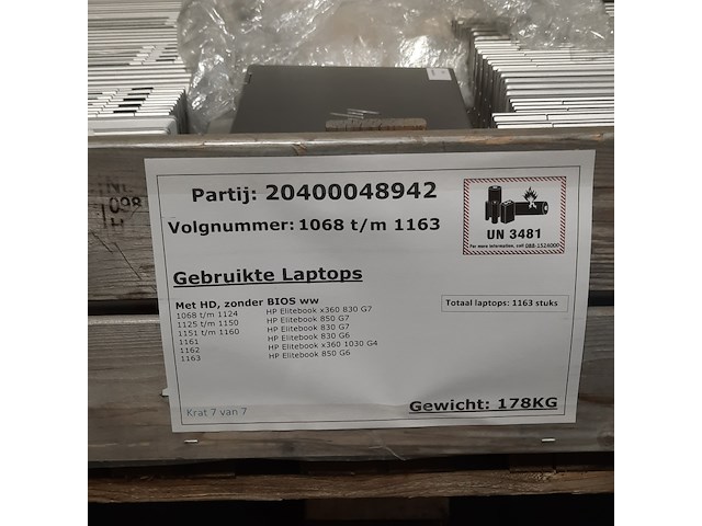 Ca. 95x laptop, hp, o.a. elitebook x360 830 g7 - afbeelding 5 van  13
