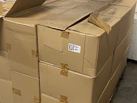 Ca. 9600x autolockdoosjes ideaal voor kleine spullen, bruin