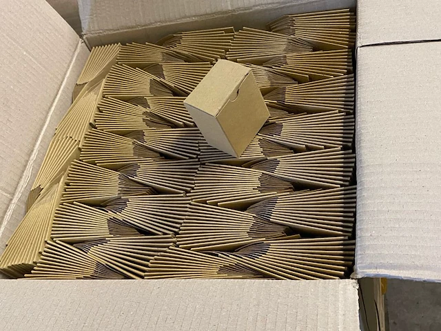 Ca. 9600x autolockdoosjes ideaal voor kleine spullen, bruin - afbeelding 4 van  5