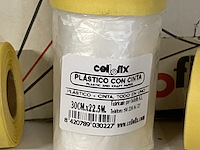 Ca. 960x rollen afdekfolie met masking tape - afbeelding 3 van  4