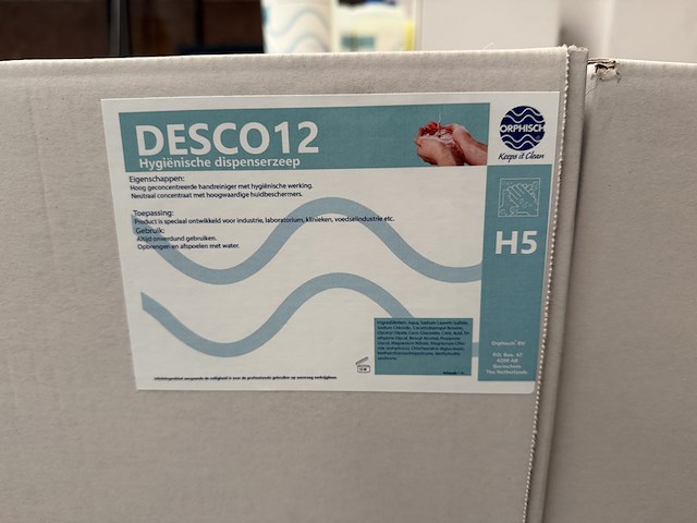 Ca. 96x antibacteriële dispenserzeep 1 liter, orphisch, desco 12 - afbeelding 7 van  7