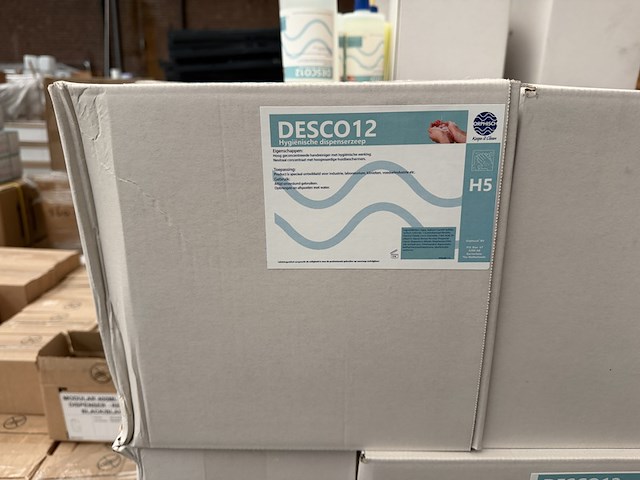 Ca. 96x antibacteriële dispenserzeep 1 liter, orphisch, desco 12 - afbeelding 6 van  7