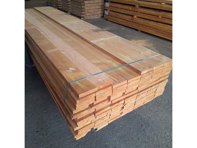 Ca. 96x douglas plank, 3,2 x 15 x 400 cm - afbeelding 2 van  6