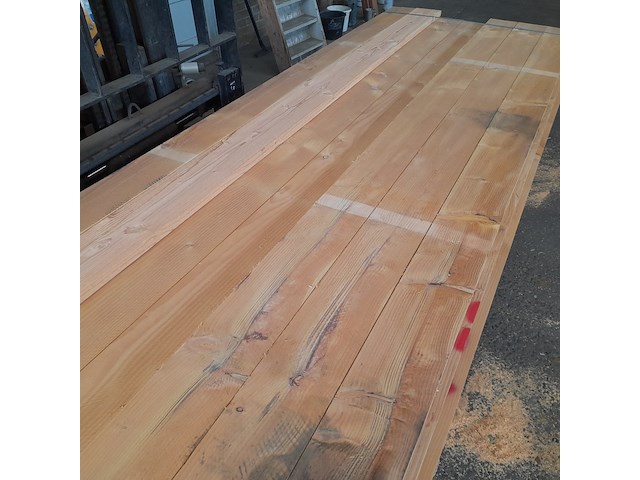 Ca. 96x douglas plank, 3,2 x 15 x 400 cm - afbeelding 4 van  6