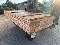 Ca. 96x douglas wisselsponning/halfhoutsrabat, 18x190mm, lengte 300cm - afbeelding 3 van  3