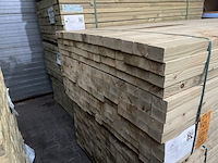 Ca. 96x vuren balken geschaafd/geïmpregneerd - afbeelding 3 van  3