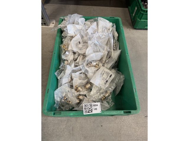 Ca. 96x zak eurokonus schroefkoppelingen henco, ek20-2 - afbeelding 2 van  3