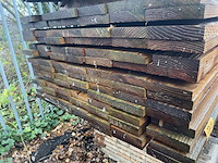 Ca. 97x douglas planken fijnbezaagd, 31x150mm, lengte 500cm - afbeelding 3 van  3