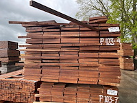 Ca. 98x angelim pedra beschoeiingsplanken, 20x200mm, lengte 31/200cm, 41/250cm, 26/300cm - afbeelding 3 van  3
