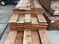 Ca. 98x angelim pedra beschoeiingsplanken, 20x200mm, lengte 31/200cm, 41/250cm, 26/300cm - afbeelding 1 van  3