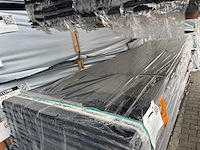 Ca. 98x grenen design profiel zwart gecoat, 21x145mm, lengte 420cm - afbeelding 1 van  3