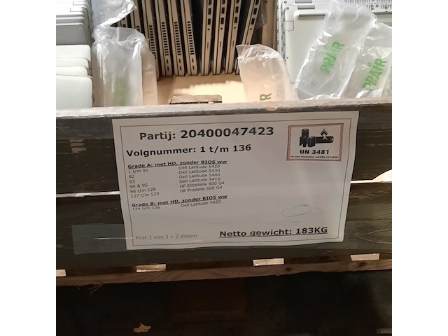 Ca. 98x laptop, dell - afbeelding 3 van  13