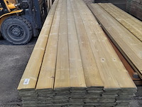 Ca. 98x vuren geïmpregneerde rabatdelen, 1,8 x 14 x 510 cm - afbeelding 2 van  5