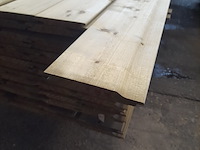 Ca. 98x vuren geïmpregneerde rabatdelen, 1,8 x 14 x 510 cm - afbeelding 5 van  5