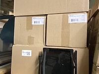 Ca. 990x luxe party evenementborden met bestek, zwart - afbeelding 1 van  4