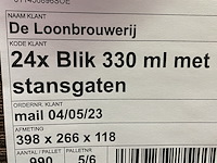 Ca. 990x verzenddozen ideaal voor bv 24 blikjes 330ml, bruin - afbeelding 2 van  3