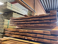 Ca. 99x guyana ipé country grade planken geschaafd, 18x90mm, lengte 250cm - afbeelding 3 van  3