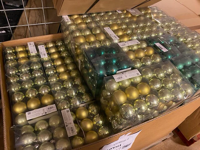 Ca. 99x sets kerstballen, house of seasons - afbeelding 1 van  3