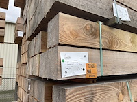 Ca. 9x douglas balken fijnbezaagd, 200x200mm, lengte 400cm - afbeelding 4 van  4