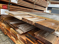 Ca. 9x douglas kraaldelen veer en groef, 18x180mm, lengte 300cm - afbeelding 3 van  3