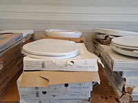 Ca. 9x toiletzitting/deksel villeroy & boch - afbeelding 1 van  9