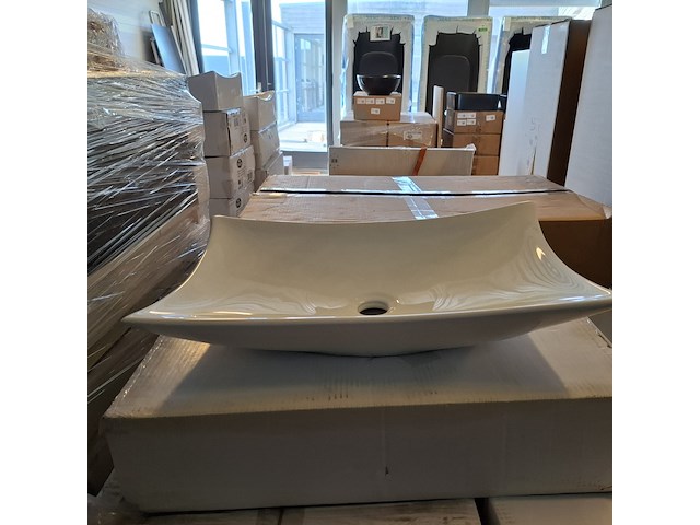 Ca. 9x waskom best design, raaf, glans wit - afbeelding 1 van  7