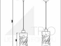 Ca.118x hanglamp reality, swirl, turquoise - afbeelding 3 van  7