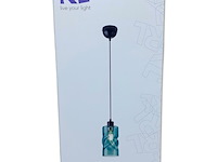 Ca.118x hanglamp reality, swirl, turquoise - afbeelding 6 van  7