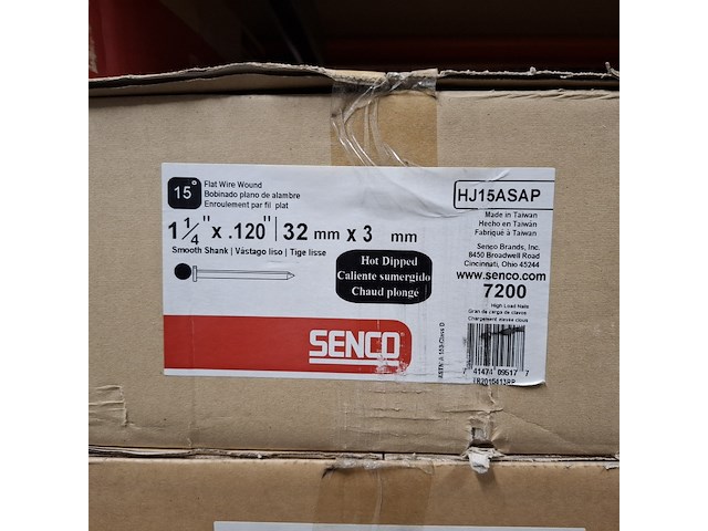 Ca.11x doos á 7200 asfaltnagels 32x3 mm senco, hj15asap - afbeelding 3 van  5
