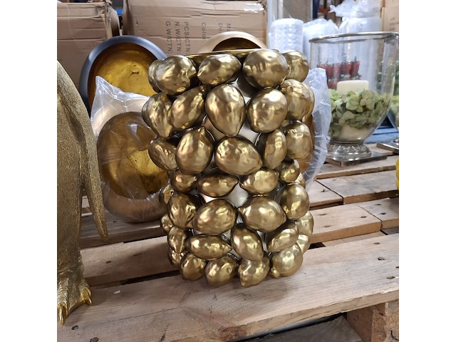 Ca.11x windlicht, 1x bijzettafel en 1x vaas des pots - afbeelding 5 van  9