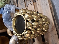 Ca.11x windlicht, 1x bijzettafel en 1x vaas des pots - afbeelding 6 van  9