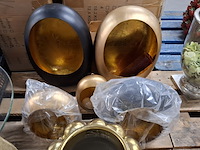 Ca.11x windlicht, 1x bijzettafel en 1x vaas des pots - afbeelding 7 van  9
