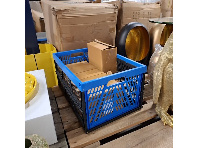 Ca.11x windlicht, 1x bijzettafel en 1x vaas des pots - afbeelding 8 van  9