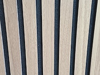 Ca.12x akoestisch wandpaneel 280x60, walnut, 2026 - afbeelding 1 van  2