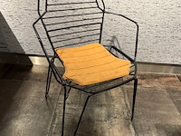 Ca.12x terrasstoel satelliet, ylfi ac, zwart - afbeelding 1 van  5