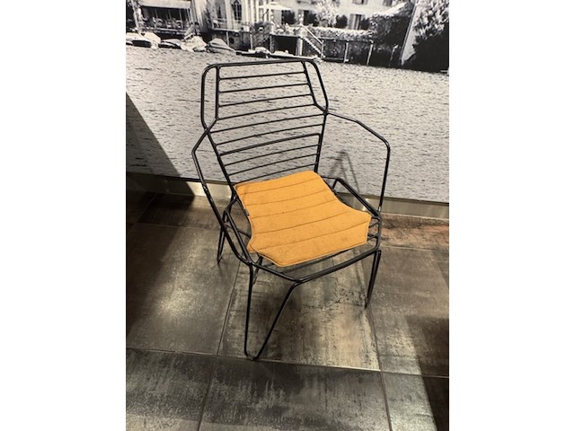 Ca.12x terrasstoel satelliet, ylfi ac, zwart - afbeelding 2 van  5