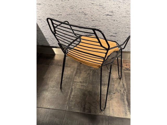 Ca.12x terrasstoel satelliet, ylfi ac, zwart - afbeelding 4 van  5