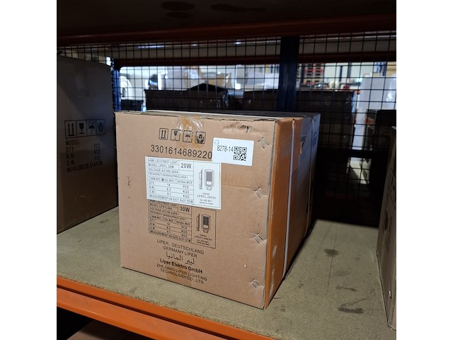 Ca.14x led straatverlichting 20w liper, grijs, 2024 - afbeelding 4 van  4