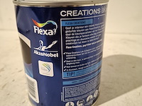 Ca.15x zijdeglanslak ral 9010 | 0.95l per blik flexa - afbeelding 3 van  6