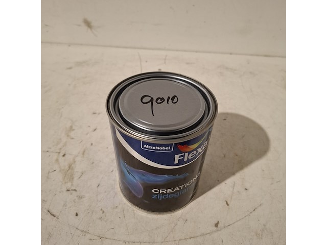 Ca.15x zijdeglanslak ral 9010 | 0.95l per blik flexa - afbeelding 6 van  6