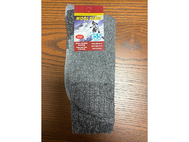 Ca.168x wool blend ski sokken maat 43-46 - paar - afbeelding 1 van  4