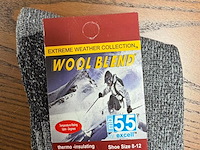 Ca.168x wool blend ski sokken maat 43-46 - paar - afbeelding 3 van  4