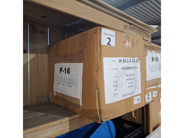 Ca.168x wool blend ski sokken maat 43-46 - paar - afbeelding 4 van  4