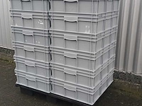 Ca.16x mega opslagbakken engels, grijs / chroom - afbeelding 1 van  5