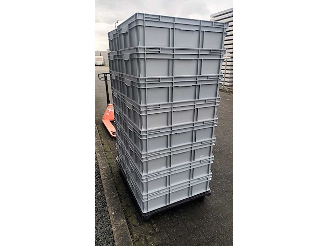 Ca.16x mega opslagbakken engels, grijs / chroom - afbeelding 2 van  5