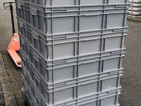 Ca.16x mega opslagbakken engels, grijs / chroom - afbeelding 2 van  5