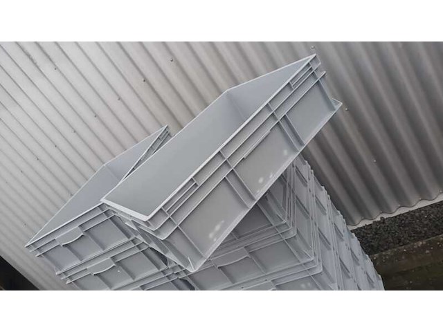 Ca.16x mega opslagbakken engels, grijs / chroom - afbeelding 3 van  5