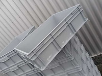 Ca.16x mega opslagbakken engels, grijs / chroom - afbeelding 3 van  5